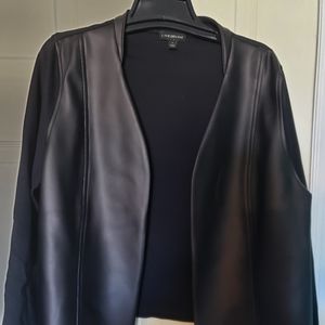 Lane Bryant Black Faux Leather Jacket